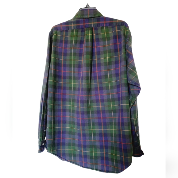 Ralph Lauren Cotton Plaid Button-down Shirt - Picture 3 of 8